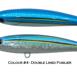 Ocean’s Legacy Keeling 123mm Stickbait -Reels Shop 4 Double Lined Fusilier Labelled 3