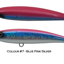 Ocean’s Legacy Keeling 123mm Stickbait -Reels Shop 7 Blue Pink Silver Labelled 3