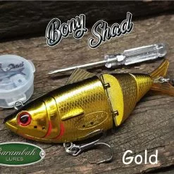 BARAMBAH LURES BONY SHAD 120 -Reels Shop Bony Shad Gold 1024x1024