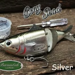 BARAMBAH LURES BONY SHAD 120 -Reels Shop Bony Shad Silver 1024x1024