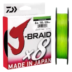 Daiwa J-Braid 8 Chartreuse 300m