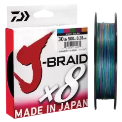 Daiwa J-Braid 8 Multicolour 1500m