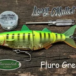 BARAMBAH LURES LAZY MULLET 150MM -Reels Shop Lazy Mullet Fluro Green 99e6b31e 789c 4d18 8bbf e33129a5a644 1024x1024