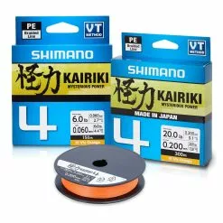 SHIMANO KAIRIKI 4 300M ORANGE BRAID