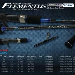 Ocean’s Legacy Elementus Slow Pitch Spin Rod