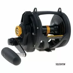Penn Squall Lever Drag 2 Speed Overhead Reel -Reels Shop Squall II Lever Drag SQL50VSW