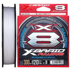 X-BRAID FULDRAG X8 300M WHITE