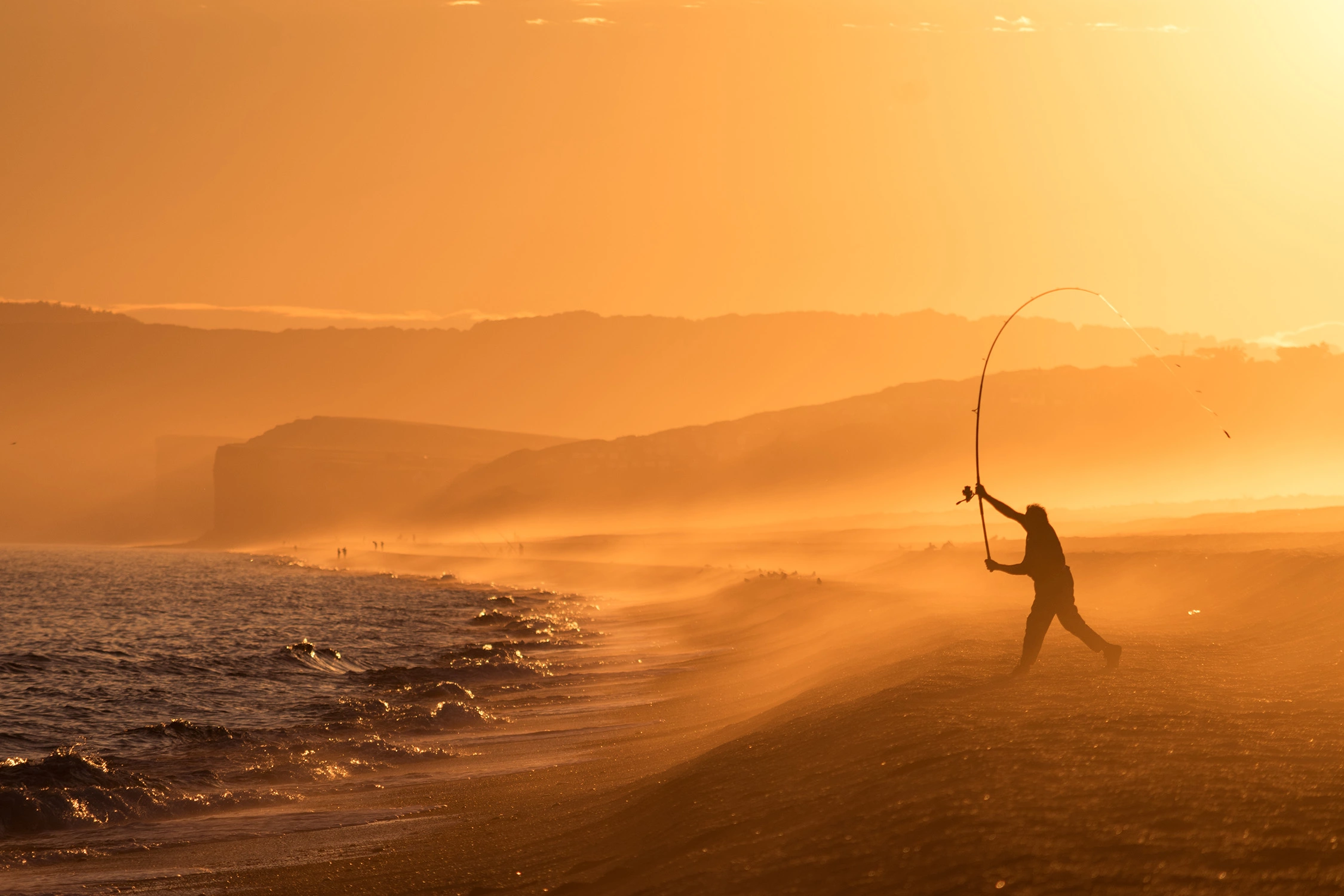 Reels Shop -Reels Shop Chesil Beach Fishing Copyright James Loveridge Photography www.jamesloveridgephotography.co .uk